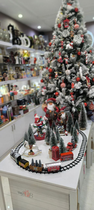 تصویر از قطار کریسمسی