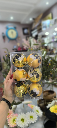 تصویر از گوی طلایی ۶ عدد بزرگ