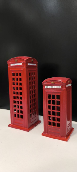 تصویر از کیوسک تلفن لندن فلزی