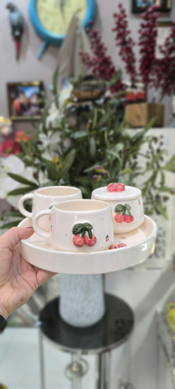 تصویر از ست 2نفره سرامیکی برجسته