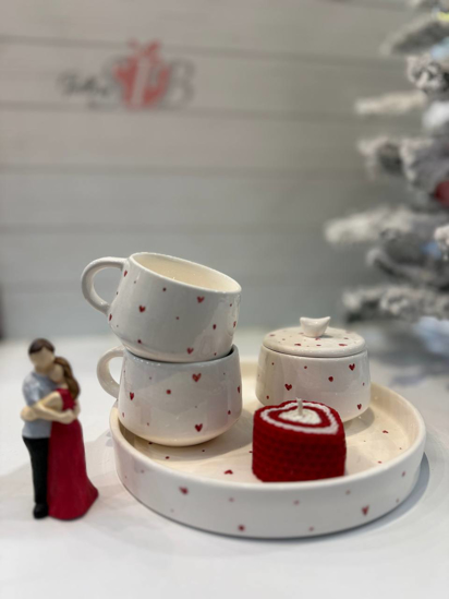 تصویر از ست چایخوری 2نفره قلب