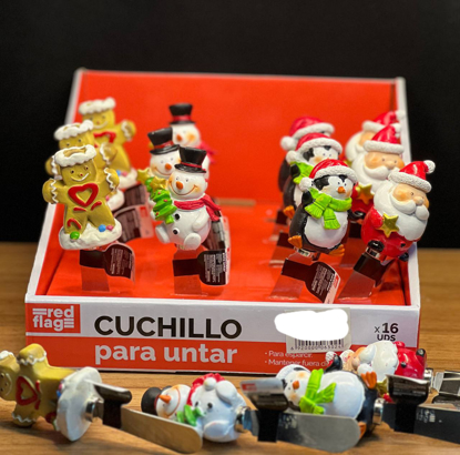 تصویر از کارد کره و پنیر کریسمسی